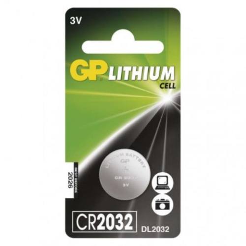 Batérie GP CR2032, lítiová, blister