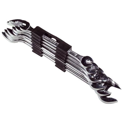 Levně Klíče otevřené oboustranné 6 ks, 6 - 17 mm