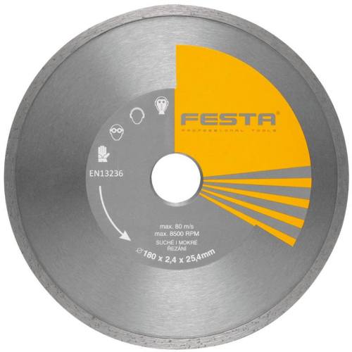 Kotúč diamantový plný Ø 150 x 2,6 x 22,2 mm, FESTA