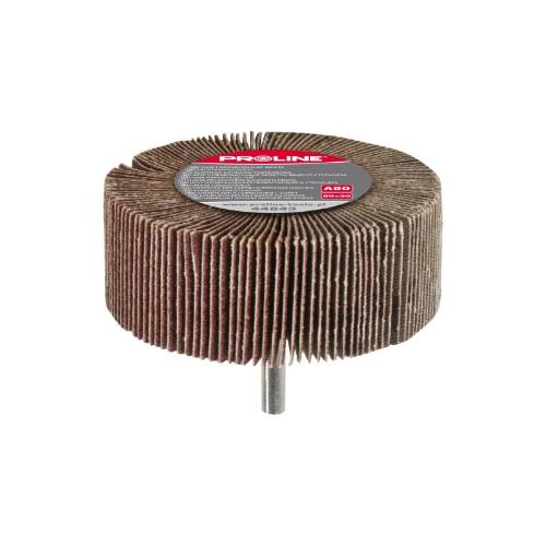 Kotouč lamelový brusný, 60 x 30 mm, O 6 mm, P100, na stopce, PROLINE, PROFIX