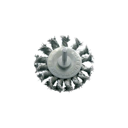 Kartáč miskový, copy, stopka, Ø 75 mm, PROLINE