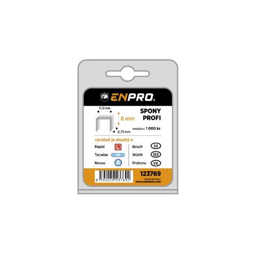 Spony PROFI, 530/08 mm, 1000 ks, ENPRO