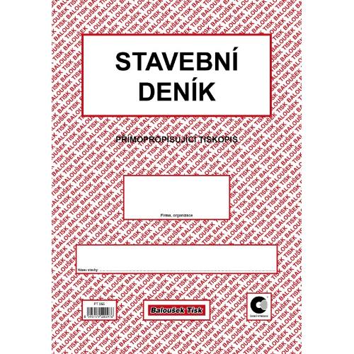 Stavební deník A4, samokopírovací