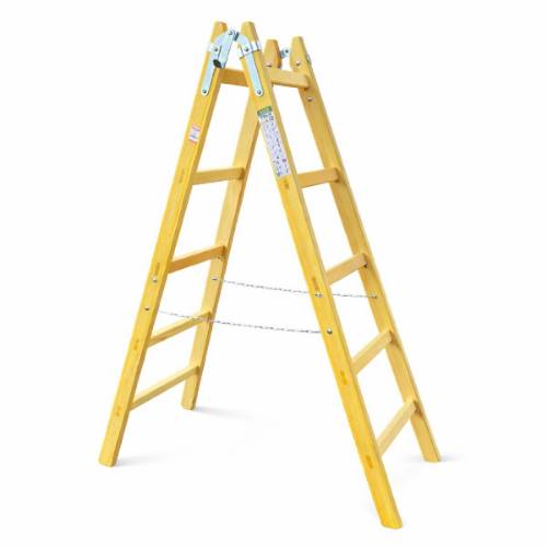 Štafle dřevěné, 5 příček, L = 166,5 cm, ENPRO