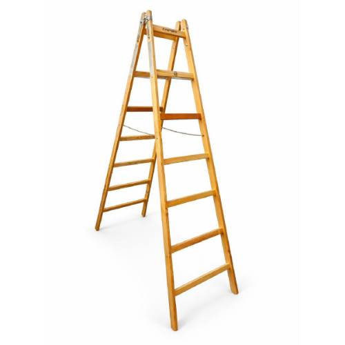 Štafle dřevěné PROFI, 7 příček, L = 226,5 cm, ENPRO