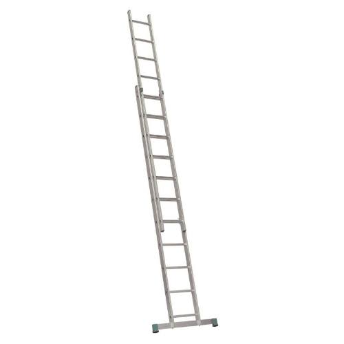 Rebrík Al, 2 x 7 priečok, 1,99 m, 3,13 m, výsuvný, ALVE 7207