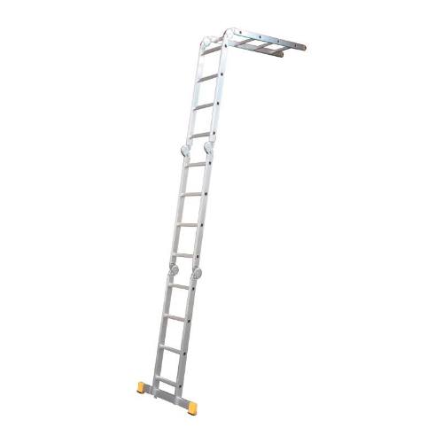 Rebrík kĺbový, 4 x 4 priečky, 1,23 m, 2,24 m, 4,36 m, ALVE 4413