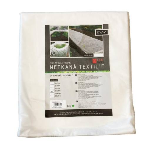 Levně Textilie netkaná, 1,6 x 10 m, 17 g/m2, bílá