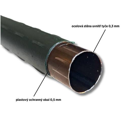 Tyč zahradní poplastovaná, 210 cm x 16 mm, Garden SB