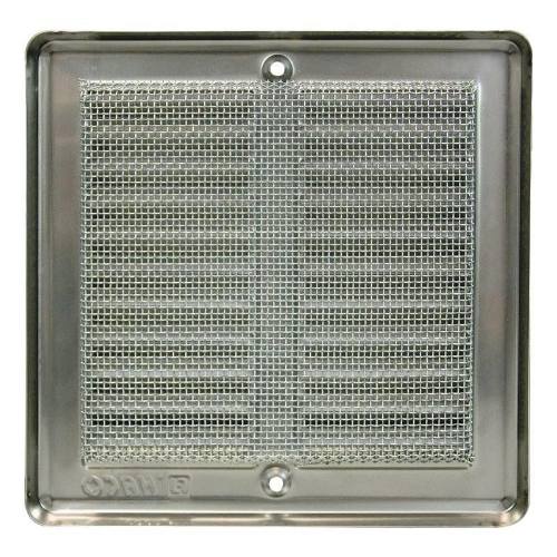 Mřížka větrací se síťovinou VM, 150 x 150 mm, nerez 0701