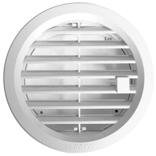 Mřížka větrací kruhová uzavíratelná VM, Ø 110 mm UB, bílá 0421