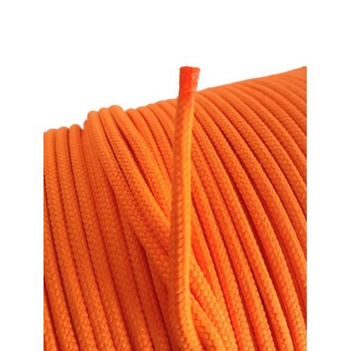 Levně Šňůra pletená bez jádra PES 3 mm, 200 m, oranžová, ENPRO