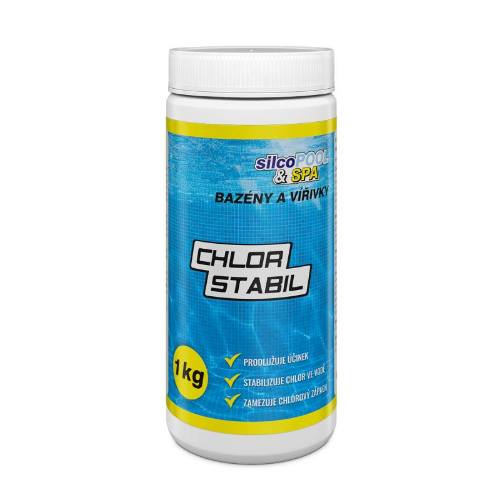 Levně Chemie bazénová, Chlor stabil, 1 kg, SILCO