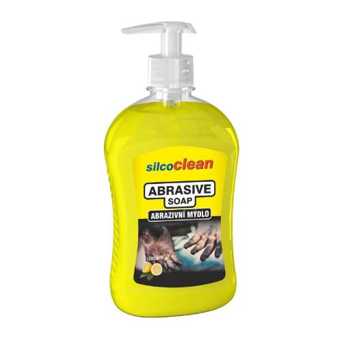 Mýdlo tekuté abrazivní s dávkovací pumpičkou, 5 L, citron, SILCO