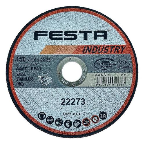 Kotouč řezný kov Ø 150 x 1,6 mm, FESTA INDUSTRY