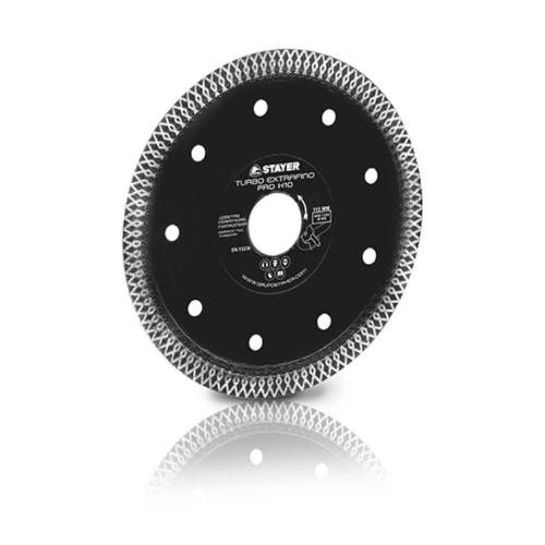 Kotouč diamantový H10 Ø 125R x 22,2 x 14 mm, PORCELANICO SUPER TURBO EXTRAFINO PRO, STAYER