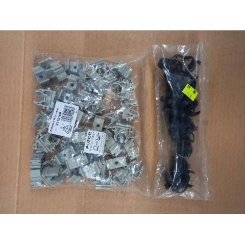 Příchytka D 16 + T s maticí, 50 ks