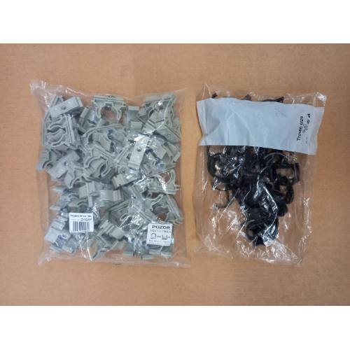 Příchytka D 25 + T s maticí, 50 ks