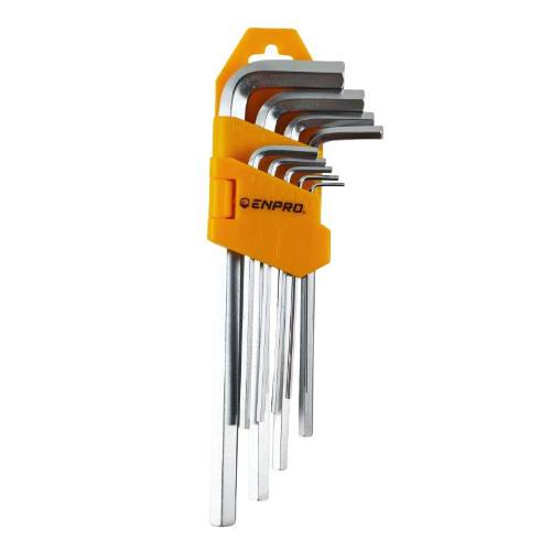 Klíče imbus, SET, 1,5 - 10 mm, 9 ks, CrV PROFI, ENPRO