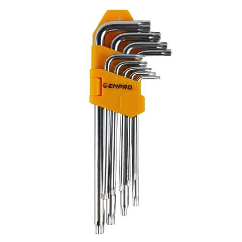 Set L klíčů torx CrV T10 - T50 9 ks, ENPRO