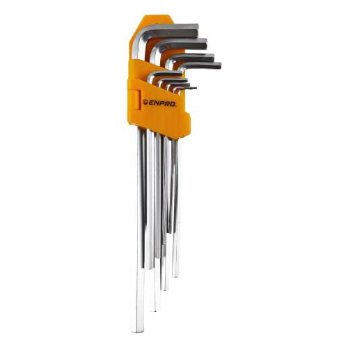 Sada imbusů 1,5 - 10 mm, 9 ks, CrV long, ENPRO