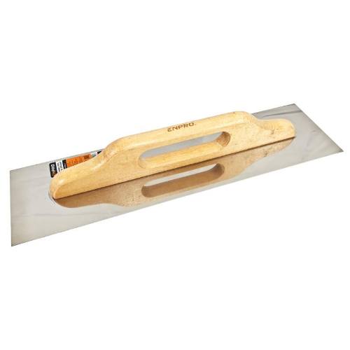 Hladítko nerez hladké extra, 480 x 130 mm, dřevěná rukojeť, ENPRO