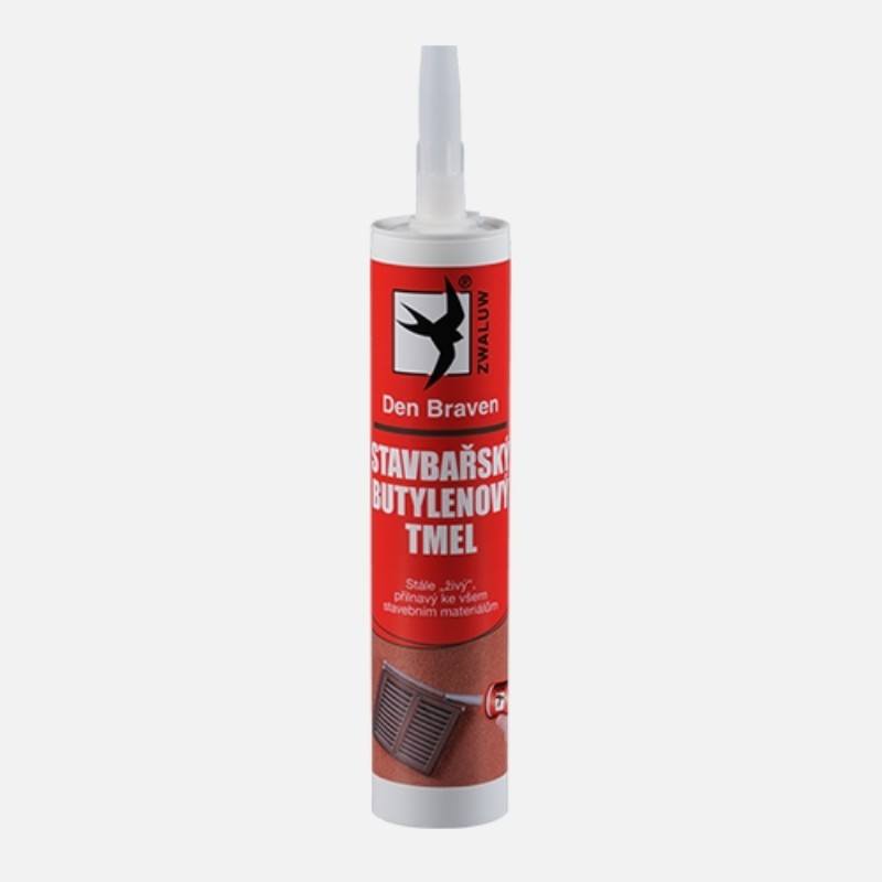 Tmel butylenový stavbařský, RL, šedý, 310ml