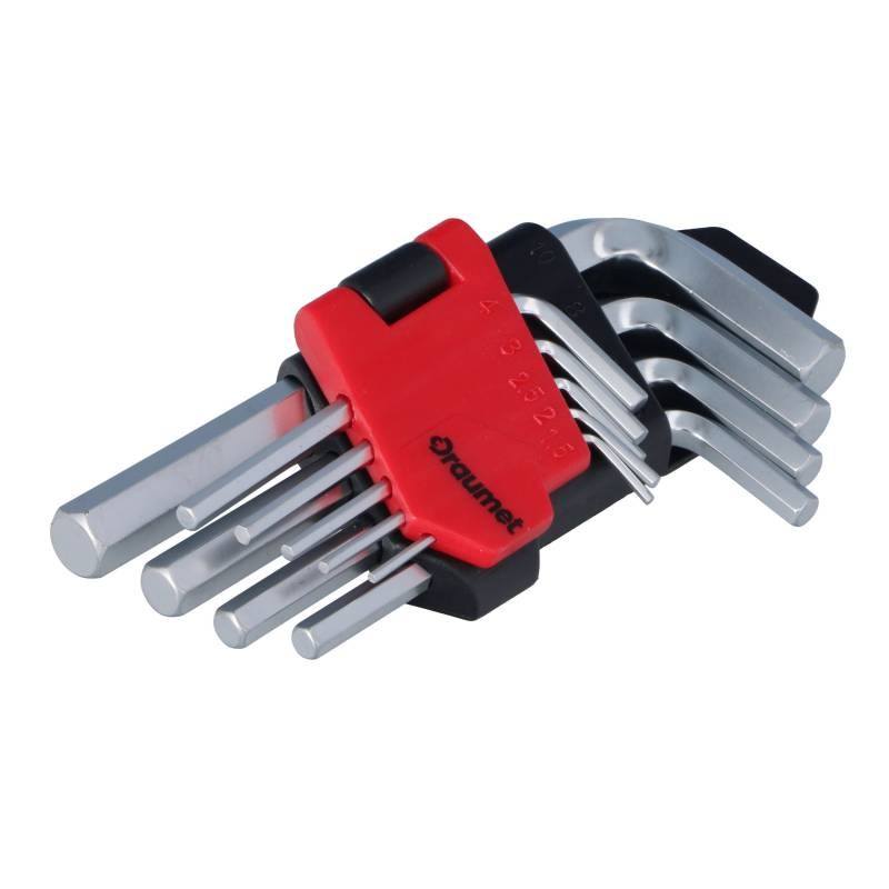 Klíče imbus DRAUMET set - 9 ks, 1,5 – 10 mm