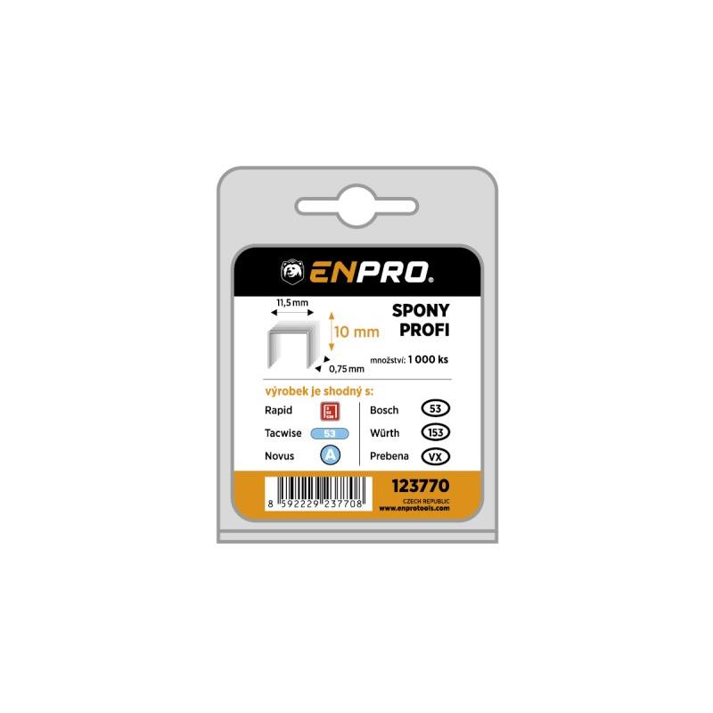 Spony PROFI, 530/10 mm, 1000 ks, ENPRO