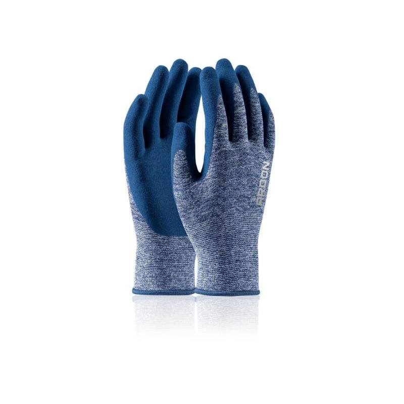 Rukavice pracovní máčené NATURE TOUCH, modré, vel. 9