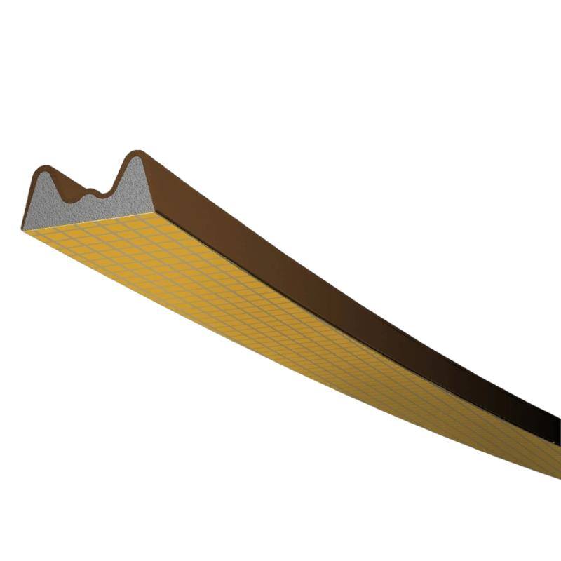 Těsnění TLT do oken a dveří, profil "K", 9 x 4 mm x 6 m, hnědé