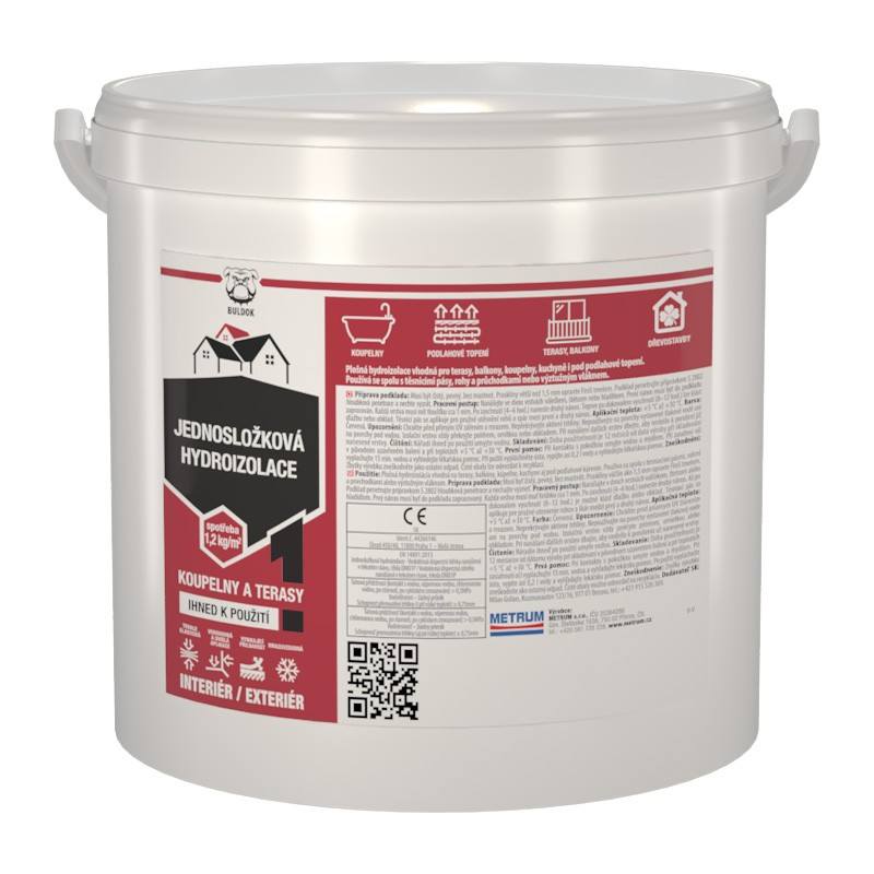 Hydroizolace jednosložková, 5kg, BULDOK