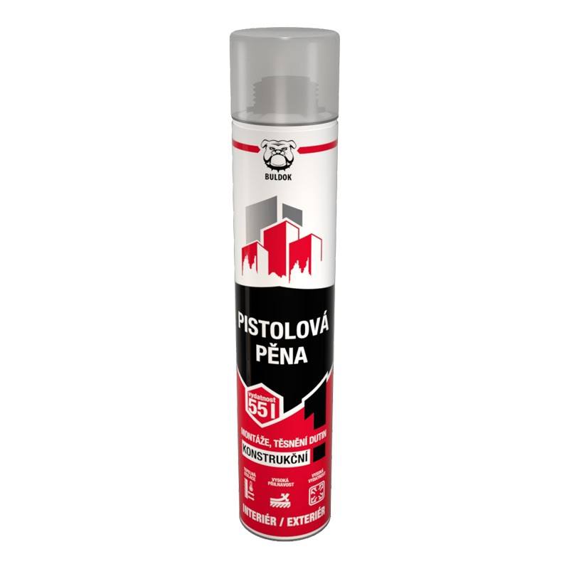 Pěna pistolová, 750 ml, BULDOK