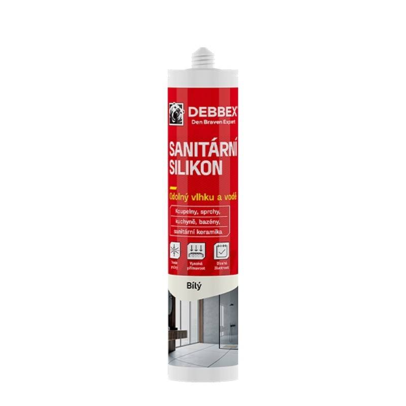 Silikon sanitární, bílý, SL, 280ml
