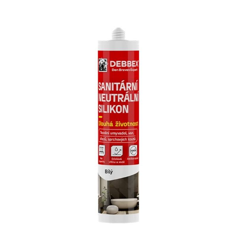 Silikon neutrální sanitární, bílý, RL, 280ml