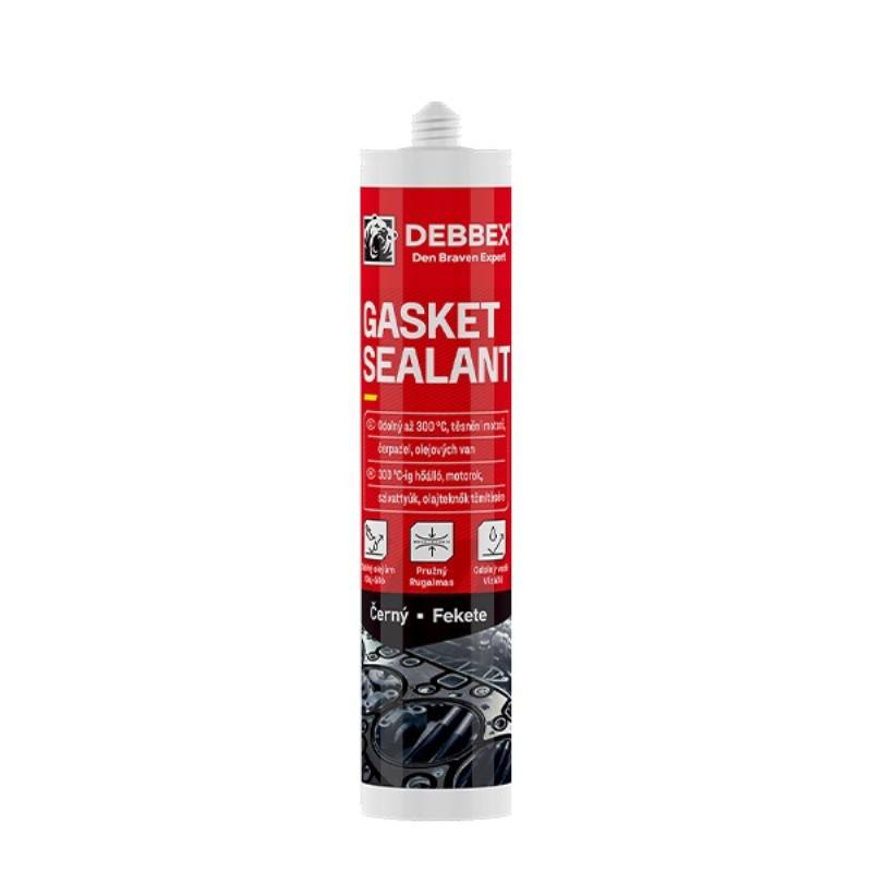 Tmel tesnící, (Gasket sealant) černý, 180°C, 280ml