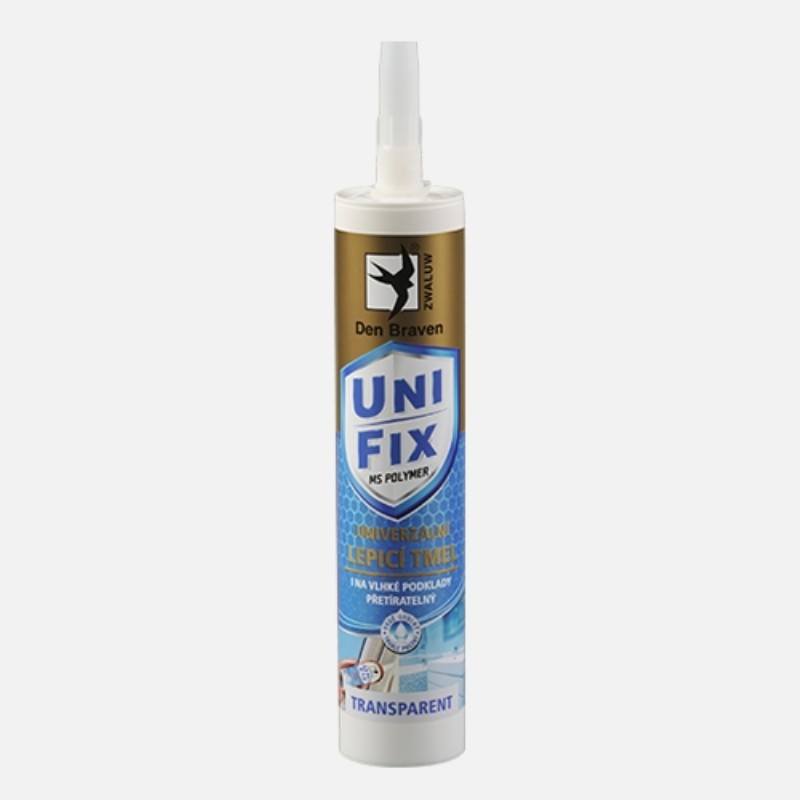 Tmel těsnící a lepíci, transparentní, MS UNIFIX CLEAR, 290ml