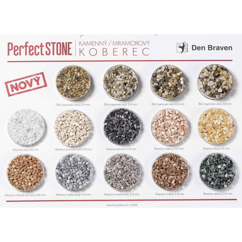 Kamínky říční PERFECT STONE 25kg oblé 4-6mm