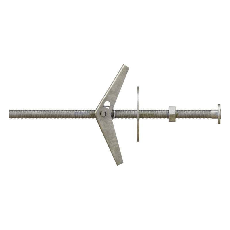 Kotva rozpínací typu PARASOLKA, M4 x 75 mm, ø 14 mm, do materiálů s dutinou, STALCO, bal. 50 ks