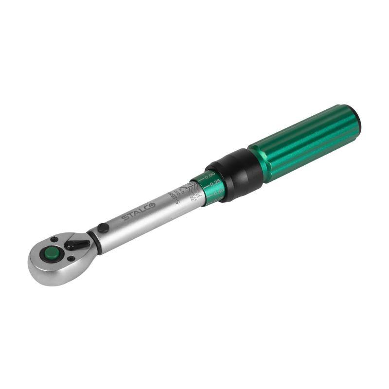 Klíč momentový 1/4” 5-25Nm, 72 zubů, STALCO