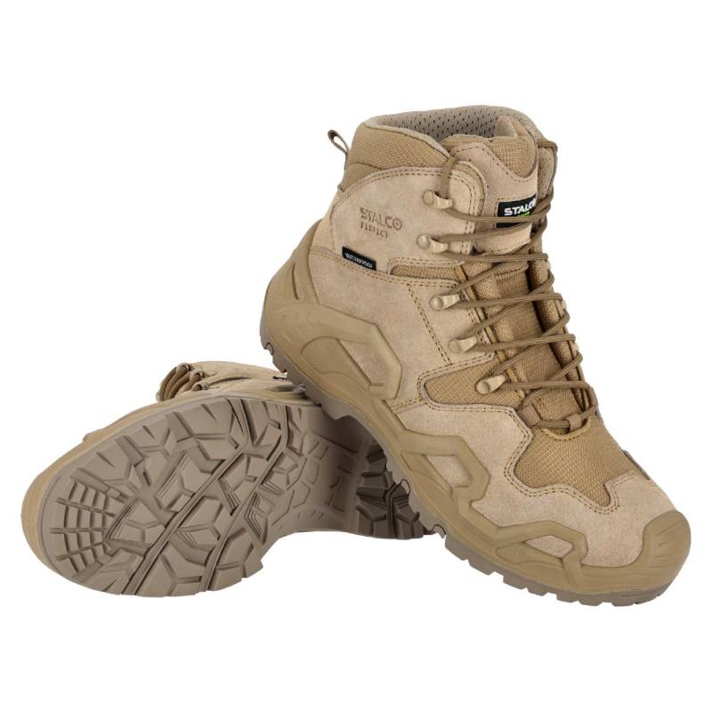 Boty DEFENDER High OB, tmavě béžové, 43, STALCO PERFECT