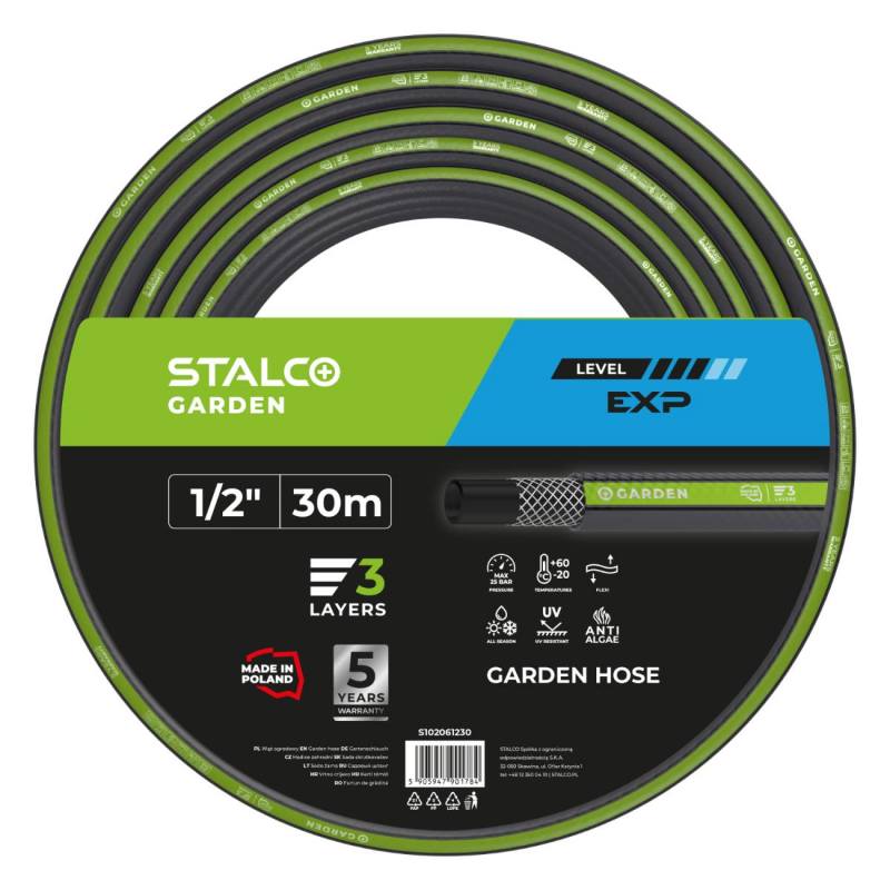 Hadice zahradní 1/2” 30m EXP, STALCO GARDEN