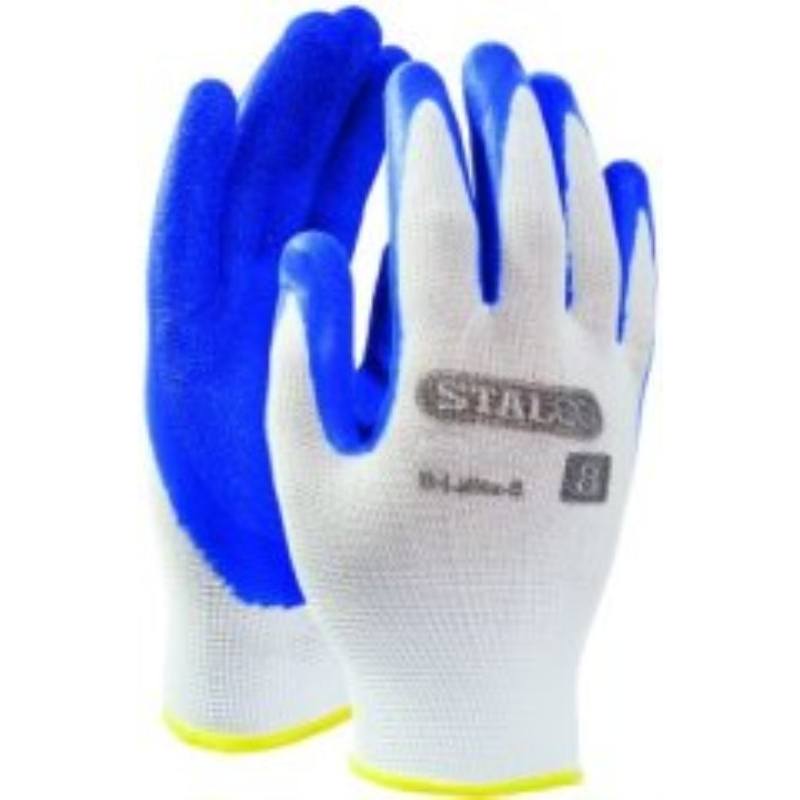 Rukavice polyesterové S-LATEX B ECO 8, STALCO
